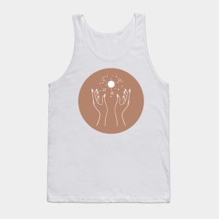 Manifest the Universe Line Art Tank Top